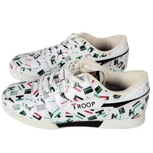 New Troop Men's Limited Edition Crown Old School Sneaker SIZE 11 World Cup Retro